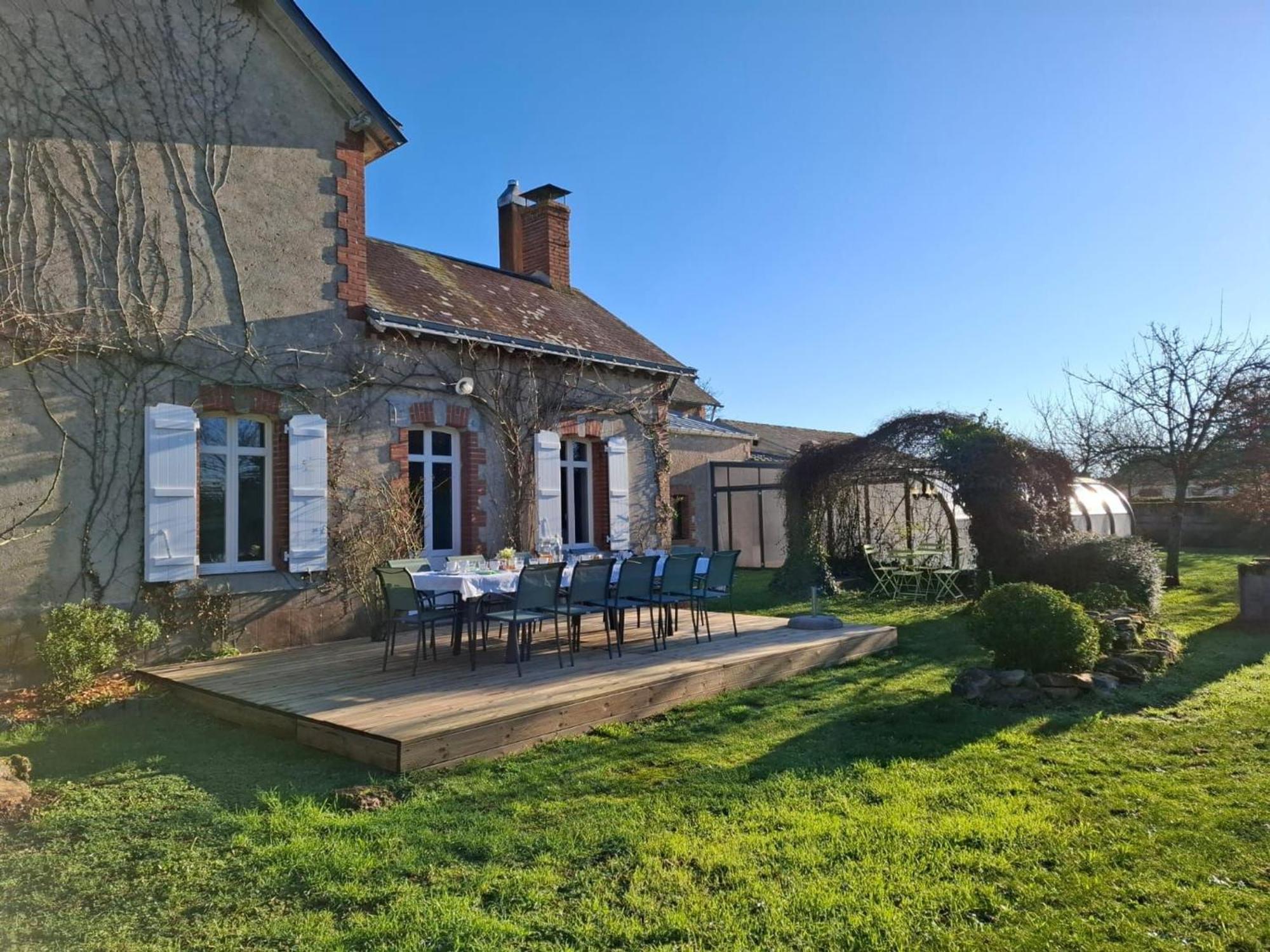 Gite Familial Avec Piscine Chauffee A Lege - Fr-1-306-1296 Екстер'єр фото